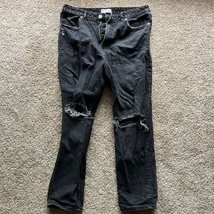 Zara black jeans size 14